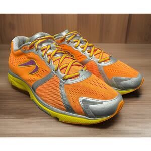 Newton Gravity High Level Running Shoes Orange Silver Womens 10 Fast Shipping